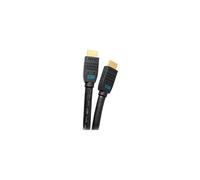 25ft Ultra Flexible 4K Active HDMI Cable Gripping 4K 60Hz - In-Wall M/M - Câble HDMI avec Ethernet - HDMI mâle pour HDMI mâle - 7.6 m - noir - actif,