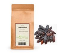 25g de fèves de Tonka entières du Brésil - fèves de Tonka aromatiques de qualité A, sans additifs - emballées dans un emballage biodégradable