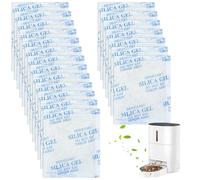 25g x 20 Sachets Déshydratants, Gel de Silice Anti-Humidité, Sachets Absorbeurs d'humidité Réutilisables pour La Nourriture Des Chats Nourriture, Vêtements, Tiroirs & Chaussures