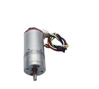 25GA370 DC Geared Motor with Encoder and Speed Dial High Power and Torque 6V 12V 24V JGA25-370B(35 RPM,6V)