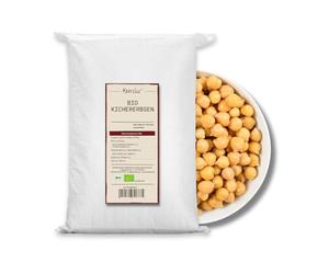 25kg de pois chiches BIO séchés - légumes secs BIO sans additifs, pour houmous et plus - pois chiches séchés BIO en en grand emballage