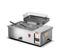 25L Commercial Petite Friteuse Électrique Frites Four Multifonction Machine À Frire for Beignets De Poulet Frit Chauffage Rapide