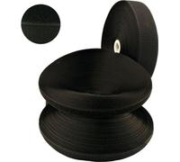 25m de bande velcro à coudre Bande velours noir 30mm