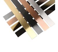 25M Garniture Moulure autocollante Métallique souple - Bordure de Papier Peint Auto-adhésif, Bordure murale Imperméable - Miroir Garniture de Moulage Flex(Size:Width 1cm/0.4inch,Color:Argent brillant)