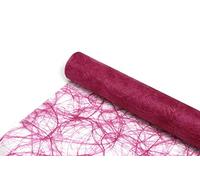 25m Sizoweb Original Chemin De Table Chemins De Table Décoration De Table Soie De Fibre 30cm / 300mm - Fuchsia, 30cm x 25m