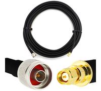 Rangeful SMA mâle vers N mâle 25m câble coaxial - elastique HF-400-UF (équivalent à LMR400 UF UltraFlex) HF400-NM-SM-25