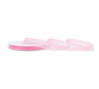 25m uban d'organza - 6 mm/22 coloris au choix 037 hell rosa