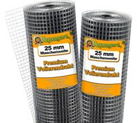 25m x 1m de fil de fer pour volière Grillage soudé Grillage en fil de fer