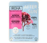 25ml IROHA nature Masque en tissu après-soleil nourrissant pour un bronzage durable (1 pièce)