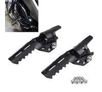 25mm / 1 "22-25mm moto autoroute avant repose pieds pliants pinces moteur garde Crash Bars montage pour BMW R1250GS R1200GS adv adventure LC HP GSA pour Tiger Explorer-noir