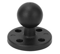 25mm 1in Plaque Adaptateur AMPS Métal, Alliage d'Aluminium Antidérapant, Base Ronde pour Bateaux Kayaks Camions Semi - Construction Robuste, Compatibilité Polyvalente,