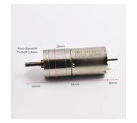25mm 25GA 370 Gear electronic starter Dual Shaft DC 6V-12V 250RPM Slow Speed Large Torque Valve Lock Robot electronic starter RUAJOGYNVM