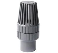 25mm 32mm 40mm 50mm ID Gray One Way Non Return Check Valve Basket Foot Bottom Valve Water Pump Accessories Aquarium Fish Tank(40mm)