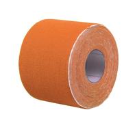 25mm * 5m Bande Musculaire Bande De Sport Bande De Kinésiologie Coton Élastique Adhésif Pansement Musculaire Soins Physiothérapie Soutien Des Blessures -Orange-25mm X 5m