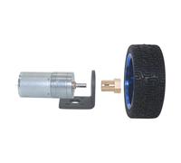 25mm High Torque 12v DC Gear electronic starter Set With 65MM Wheel CZAOINCU(26rpm,24V)