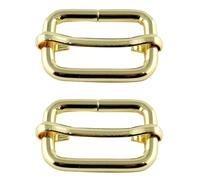25mm Métal Tri Glide Curseur Boucle Toile Sangle Ajusteur pour Sacs Belts Crafts