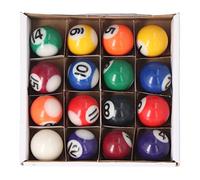 25mm Mini Boule De Billard Complète 16 Boules Ensemble De Américain Résine Table Billard Boules AccessoiresJouets de pêche, tentes-Jouets, Jouets de Table interactifs