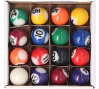 25mm Mini boule de billard complète 16 boules Set bool américain en résine - Accessoires de table style américain