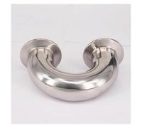 25mm O/D 1.5" Tri Clamp 304 Stainless Steel Ferrule 180 Degree Elbow Pipe Fitting