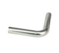 25mm O/D 304 Stainless Steel Weld 90 Degree Elbow Tube Butt Pipe Fitting Straight Pipe Length 100mm