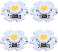 25Pcs 5V LED Chips 200LM 1W High Power LED Lamp Beads for DIY Lighting FixturesYellow Light 588?590NM