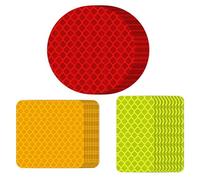 25PCS Autocollants réfléchissants étanches - Ruban de sécurité autocollant pour visibilité vélo, voiture, moto(Arrow shape 4.5 * 4cm Blue)