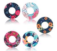25pcs Caches de Capteur pour Libre 1/2, Patch Étanche pour Moniteur de Glycémie Motif Floral Patchs Adhésifs Accessoires Autocollants pour Capteur Compatibles avec Libre(Styles de Fleurs)