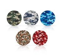 25pcs Caches de Capteur pour Libre 2/3, Patchs Adhésifs Imperméables Motif Camouflage Patch pour Moniteur de Glycémie Autocollants de Capteur Résistants à Transpiration Compatible avec Libre