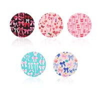 25pcs Patchs Adhésifs pour Libre 2/3, 5 Styles Imperméables Patchs de Surveillance de la Glycémie Résistants à la Transpiration Patchs Adhésifs Autocollants de Capteur Compatibles avec Libre