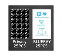 (25Privacy 25BlueRAY) Film hydrogel 25/50/100 pièces Film de protection d'écran mobile Machine de découpe Traceur