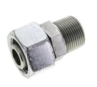 25S & 1'' NPT Acier zingue pivotant droit avec filetage mâle 400 bar Reglable ISO 8434-1