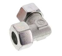 25S Acier zingué Coude 90 degrés Anneau de coupe 400 Bar DIN 2353