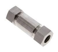 25S Raccord droit à souder et à couper en acier inoxydable Bulkhead 400 bar ISO 8434-1