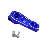 25t Bras de Direction servo Corne Compatible avec 7075-T651 Metal 1 10 RC Crawler Trax TRX-6 Pièces de Mise à Niveau Yikong Remplacement du marché secondaire Universel(Blue)