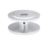 25T Gear de direction en aluminium Servro Winch Spool Wheel compatible avec 1 10 échelles RC Crawler et VS4 10 accessoires de sauvetage de châssis(25x12mm Silver)