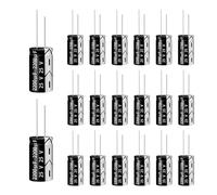 25V 2200µF 50/60HZ Condensateurs électrolytiques,Aluminium Electrolytic Capacitors,13x20mm,Capacitors 2200uF 25V Convient à une variété d'applications électroniques,d'alimentations à découpage 20pcs