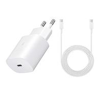 25W Adaptateur Super Rapide Alimentation 1.8M USB C Chargeur Rapide pour Samsung Galaxy S24 S24 Ultra S23 S23FE S22 S21 S20 A55 A54 A53 A52 A34 A33 A24 A23 A14 A13 Galaxy Tab A9 A9+ S9 Ultra S9 S8 S7