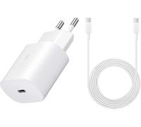 25w Adaptateur Super Rapide Alimentation 1.8m Usb C Chargeur Rapide Pour Samsung Galaxy S24 S24 Ultra S23 S23fe S22 S21 S20 A55 A54 A53 A52 A34 A33 A24 A23 A14 A13 Galaxy Tab A9 A9+ S9 Ultra S9 S8 S7