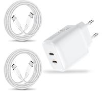25w Chargeur Prise Usb C Et Câble Pour Samsung A55 A26 A16 5g/A35 A14 A53 A33 A15 S22/S23 S24 Plus A04s A05s A23 A54 A52 A22 Galaxy Iphone 15 16 Pro Max Rapide Adaptateur Type C Se[Cha8220174]