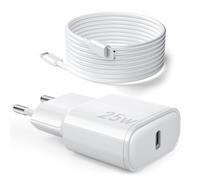 25W Chargeur Rapide pour iPhone, PD 3.0 Prise USB C avec 1M Cable Lightning for iPhone 14/14Pro/13/13 Mini/13 Pro/13Pro Max/12/12Pro/12 Pro Max/11/11 Pro/11 Pro Max/iPad 5/6/7/8/9/Mini 2/3/4/5
