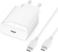 25w Chargeur Type C Charge Rapide Compatible Avec Samsung Galaxy A15 A16 A54 A55 A56 A35 A36 A25 A26 5g, S24 S23 A22 S22 S21 S20 Fe Téléphone Portable Prise Usb-C Adaptateur Secteur Avec Cab[Z1821]