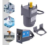 25W Motoréducteur Régulateur de vitesse AC 220V Moteur électrique 1:60