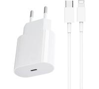 25W Usb C Fast Charger Replacement For Iphone 14,14 Pro, 14 Pro Max, 14 Plus, 13, 12, 11, Xr, Se,X,Xs, 8, Ipad Air, Pods, Type C Wall Plug Mains Adapter Power Supply With 1.5 M Cable