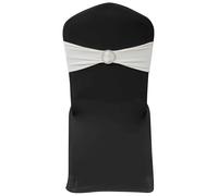 25x Bandes de Chaise Décoratives Extensibles Couverture Housse Mariage vidaXL