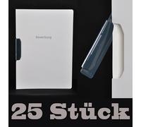 25x DURABLE Duraswing Job - Deux Pièces Candidature avec Clip - Couleur Blanc