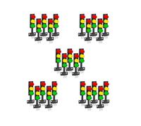 25X Module de Feu de Signalisation LED Bricolage Feu de Signalisation 3.3-5V Compatible avec pour
