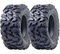 25x10.00R12 ATV Tyre 255/65R12 OBOR Vulture 6ply Road Legal 67J 307kg (Set of 2)