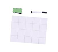 25x20cm Tapis Magnétique Blanc, Lot de 3 Set de Set, Petites Pièces | Caoutchouc et Aimant, Grille Classée pour Vis, Stylo et Gomme, Aide aux Réparations Couleur Aléatoire