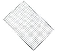 25x25cm Grille de Barbecue en Acier Inoxydable pour Barbecue,pour Pique Nique Camping,Maille de Barbecue Plat de Cuisson Feu Résistante à la Chaleur Anti Adhésive pour Poisson Steak Légumes Crevettes