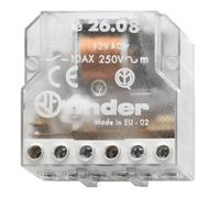 26.08.8.230.0000 Relais électromécanique à impulsions, pas à pas, 220V 230V AC, 2 contacts, 10A, 4 impulsions/séquences, avec circuit bobine et contacts séparés, térupteur, 26.08